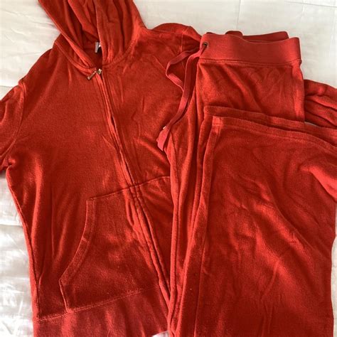 cherry red tracksuit